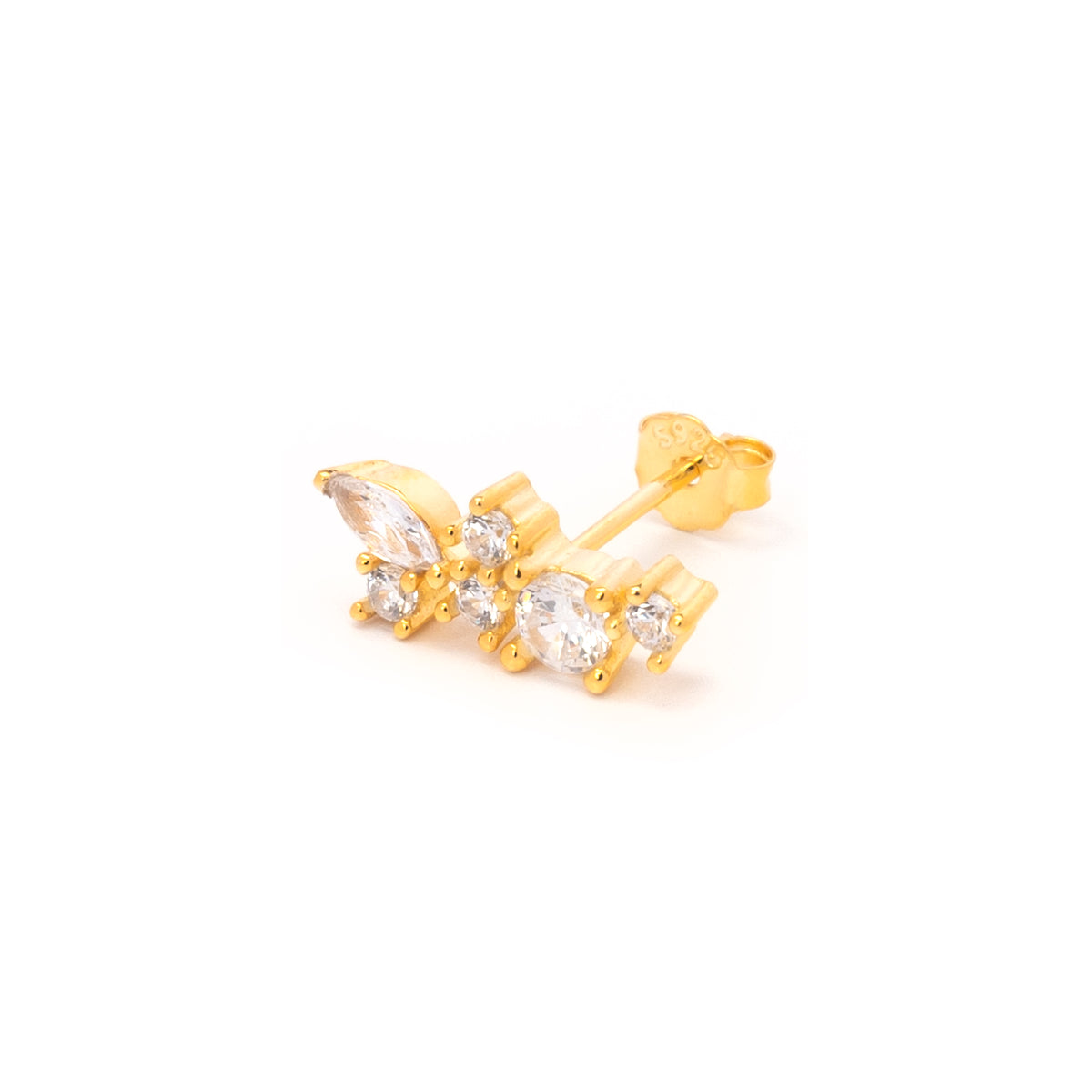 Ohrstecker Monet - crystal – Blush Indigo Jewellery 