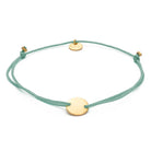 Armband Darling Disc gold - Ocean Green
