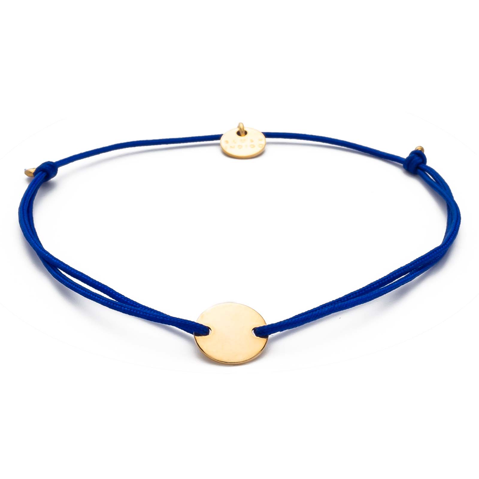 Armband Darling Disc gold – Indigo Blue