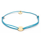 Armband Darling Disc gold – Sky Blue