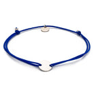 Armband Darling Disc silber – Indigo Blue