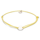 Armband Darling Disc silber – Soft Yellow
