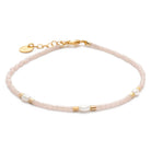 Armband Capri – Blush Rose 3 Süßwasserperlen