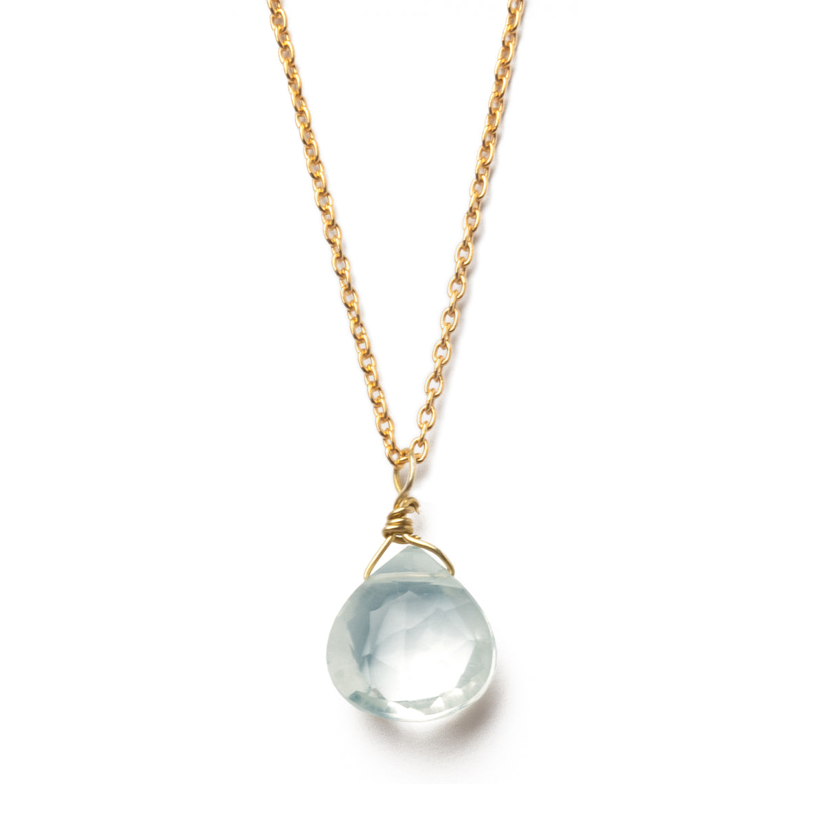 Kette Jewel Grüner Amethyst 55 cm Blush Indigo Jewellery