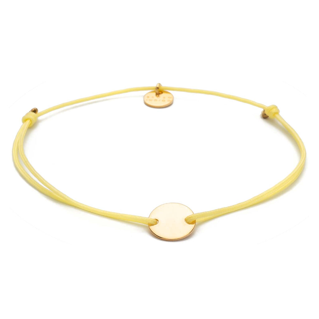 Armband Darling Disc gold – Soft Yellow