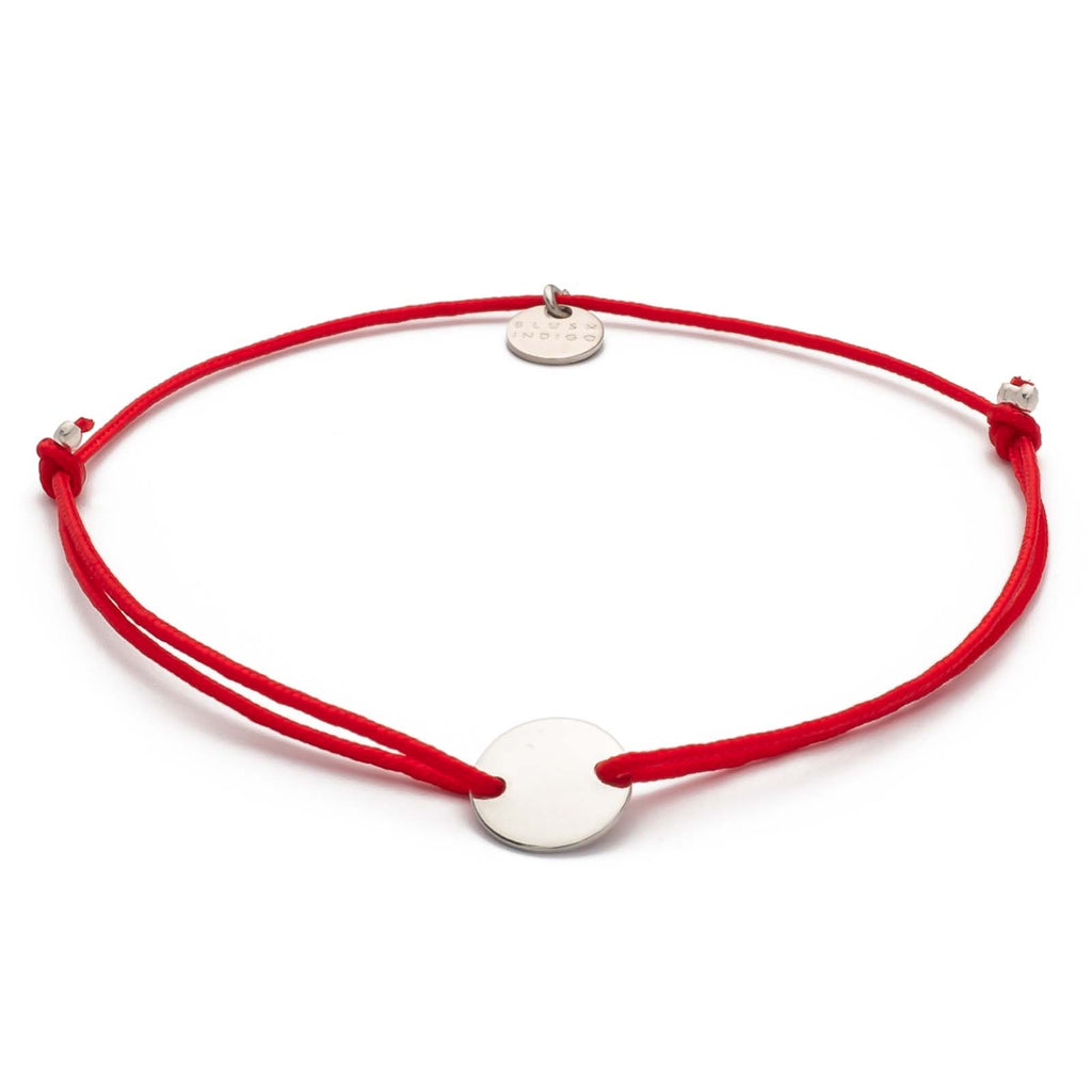 Armband Darling Disc silber – Rot