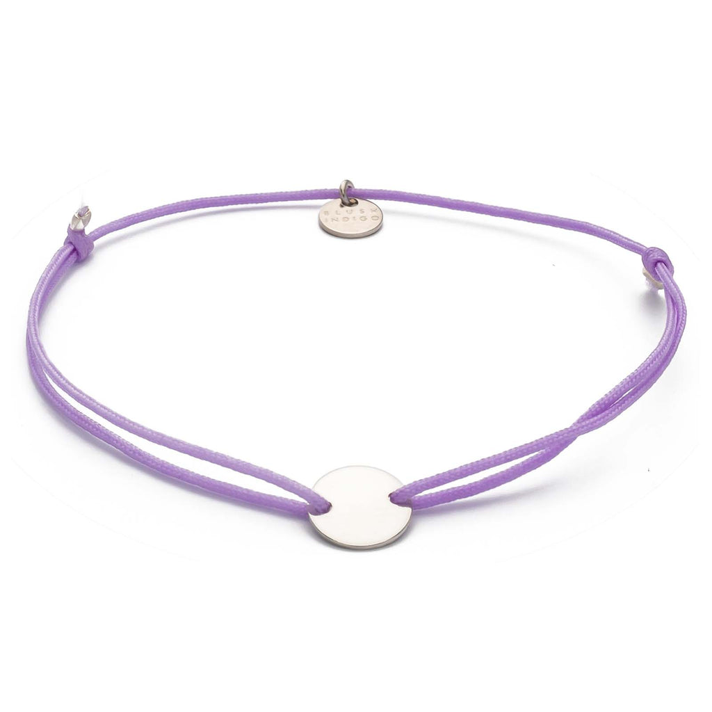 Armband Darling Disc silber – Lilac