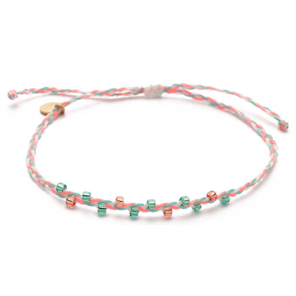 Armband Take a Twist – Mint Coral